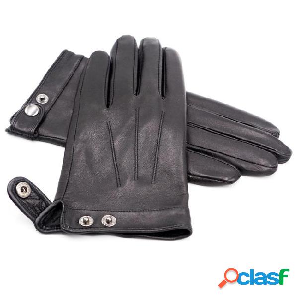 Harssidanzar 2017 latest design genuine leather gloves for