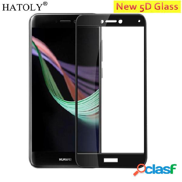 Hatoly 5d tempered glass huawei p9 lite 2017 glass 9h full