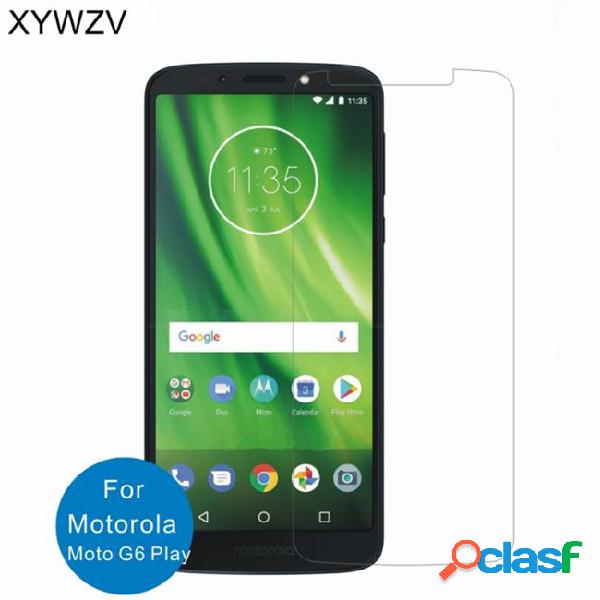 Hd screen protector for moto g6 play tempered glass for moto