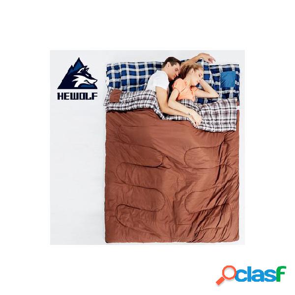 Hewolf sleeping bag outdoor indoor adult spring and autumn