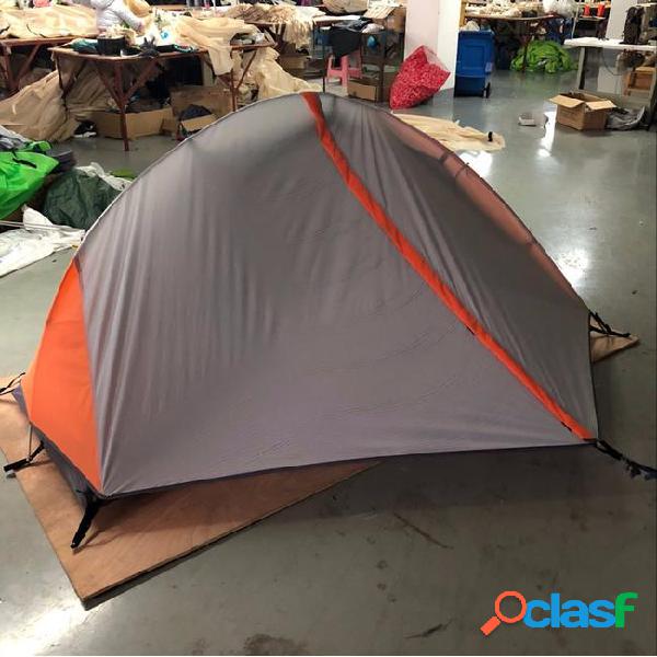 High-end 1 person backpacking tent come with 4 aluminum
