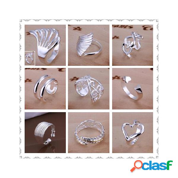 High quality 925 silver jewelry 9 style choose 30pcs/lot