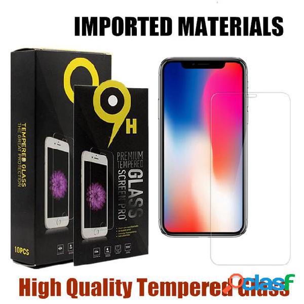 High quality 9h anti-fingerprint tempered glass for iphone x