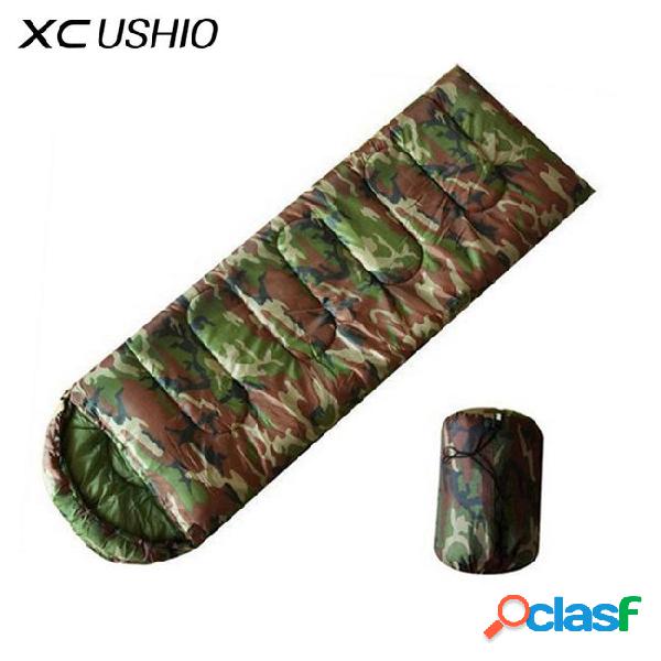 High quality camouflage envelope sleeping bag ultralight