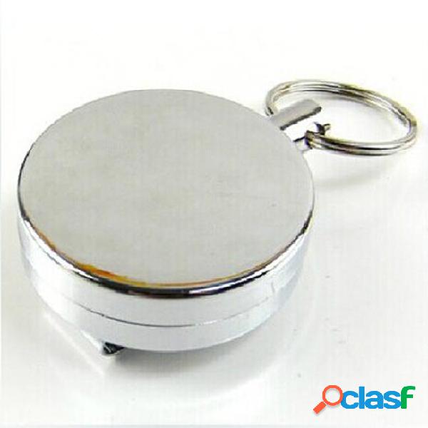 High quality metal puller key chain stainless steel badge