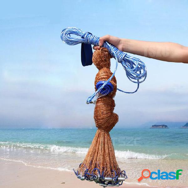 High strength small mesh catch fishing network with sinker