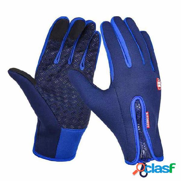 Honercoo winter gloves thermal windproof warm gloves men
