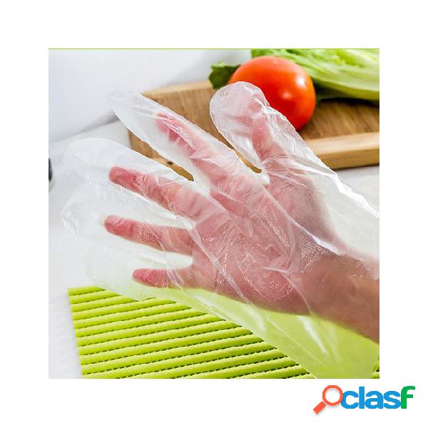 Hot 100pcs/lot new eco-friendly disposable gloves pe garden