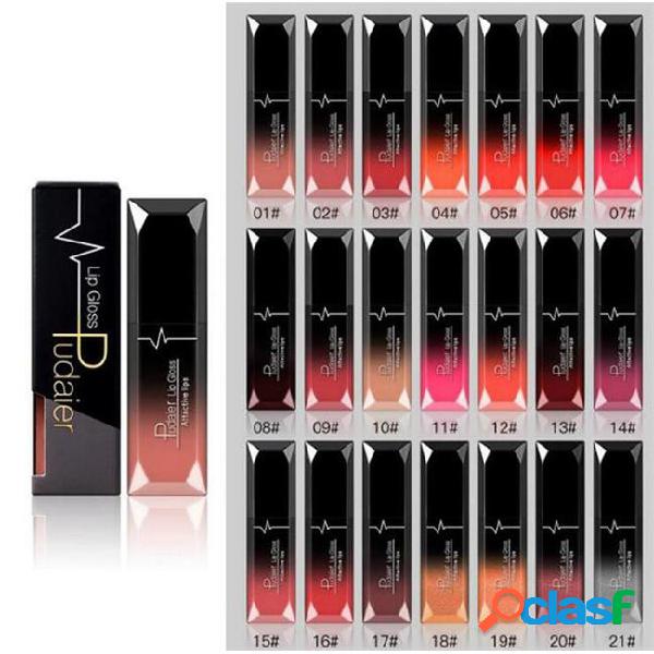 Hot new pudaier 21 colors matte lip gloss lipstick makeup