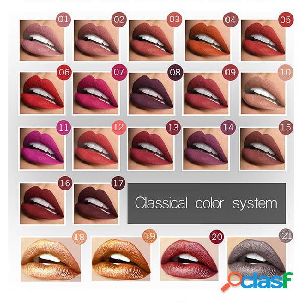 Hot new pudaier 21 colors matte lip gloss lipstick makeup