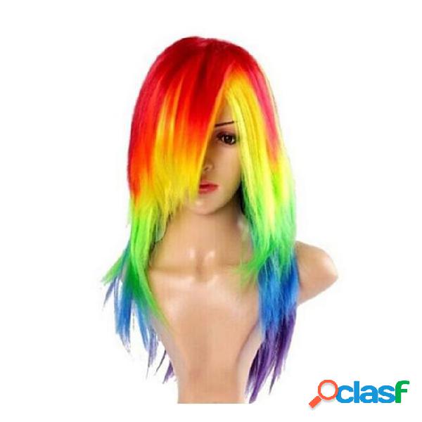 Hot &new rainbow dash multi color straight style little pony