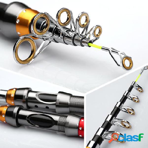 Hot portable carbon fiber ultralight travel fishing rod sea