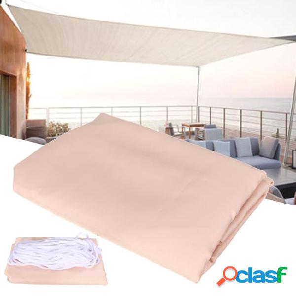 Hot sale 2.5x2.5m rectangle top sun shade sail shelter