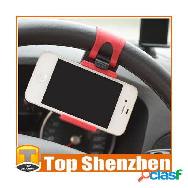 Hot sale car steering wheel mount holder rubber band for