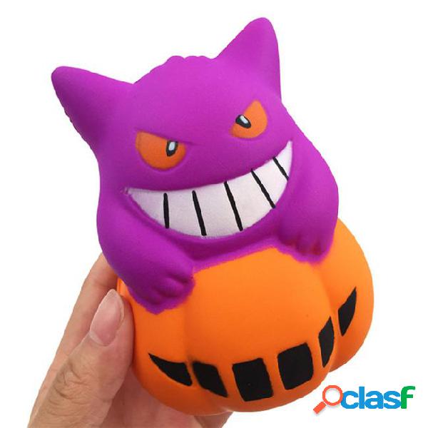 Hot sale halloween squishy new demon pu simulation 12cm