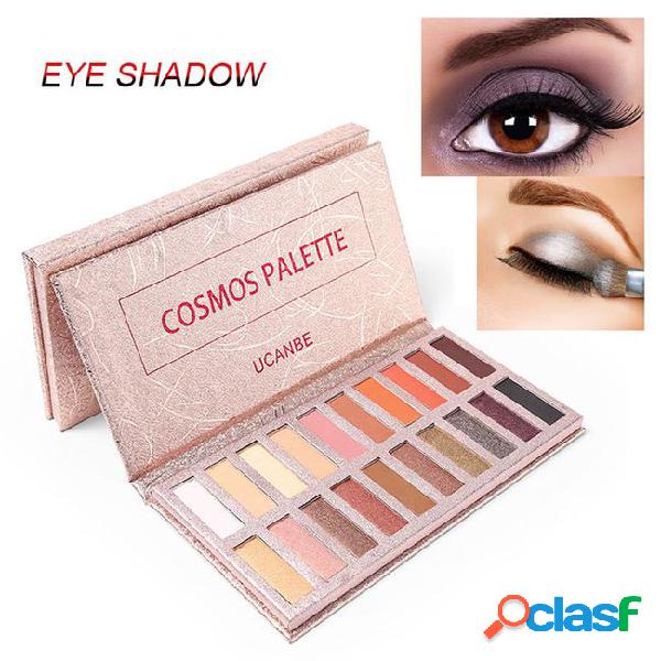 Hot ucanbe 20 colors shimmer matte eyeshadow palette makeup