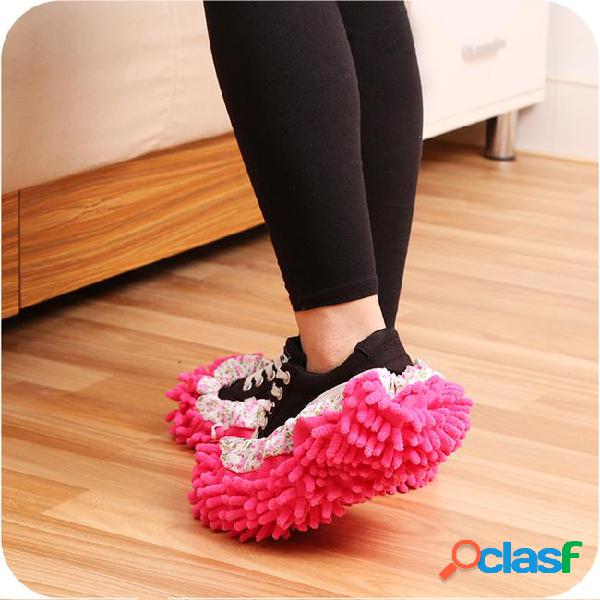 Household floor cleaning slippers for male female clean mop