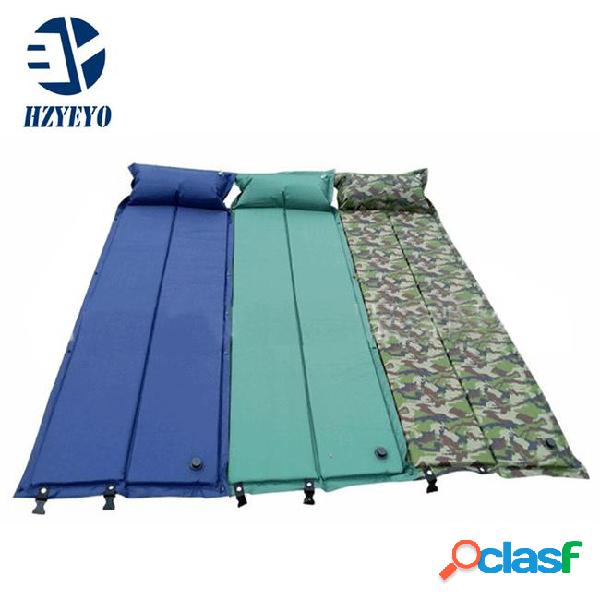 Hzyeyo automatic inflatable mattress outdoor camping mat pad