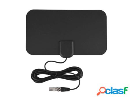 INF Antena Interna Para Recepcion Full Hdtv 25 Db Negro