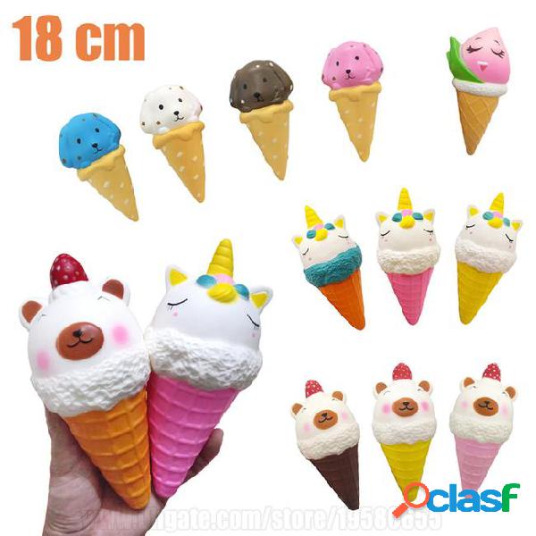 Ice cream squishies unicorn squishy slow rising dog bear