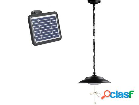 Iluminación de Exterior SOLARGEO Trepia (Negro - Plástico