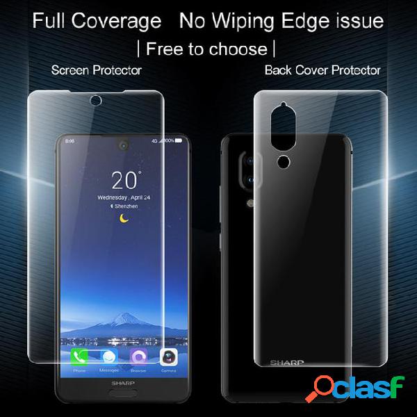 Imak 2pcs hydrogel film for sharp aquos s2 full cover clear