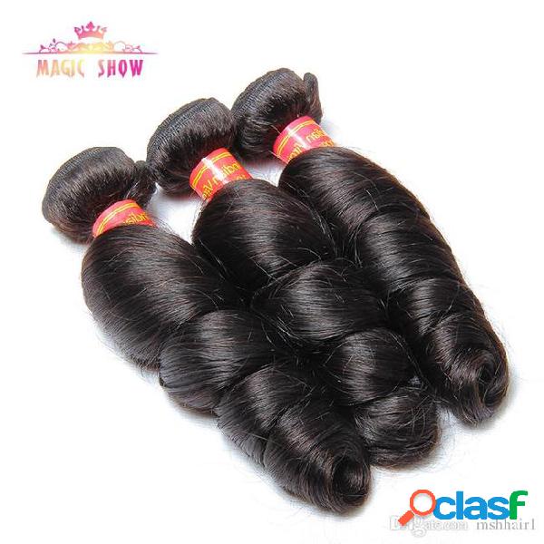 Indian loose wave virgin hair 3 bundles 10a unprocessed