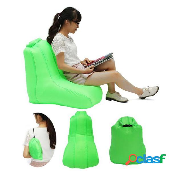 Inflatable couch lazy sofa air chair camping pool festival