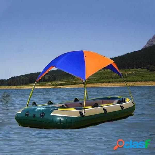 Inflatable kayak awning fishing sun shade rain canopy rubber