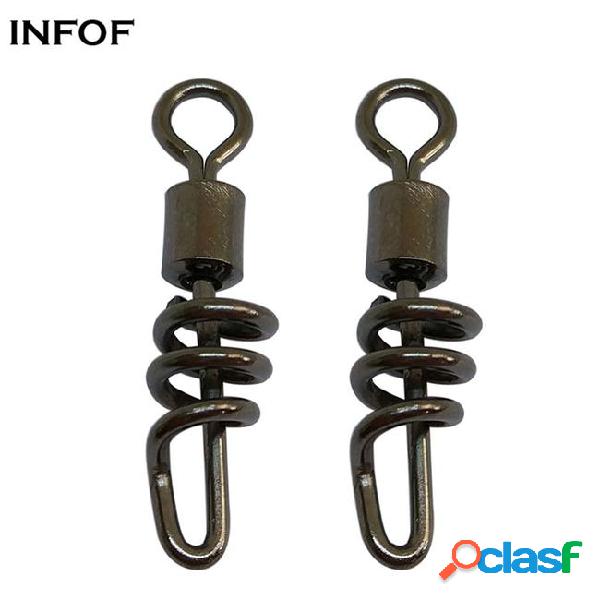 Infof brand 500pcs/lot f2016 barrel swivel rolling swivel