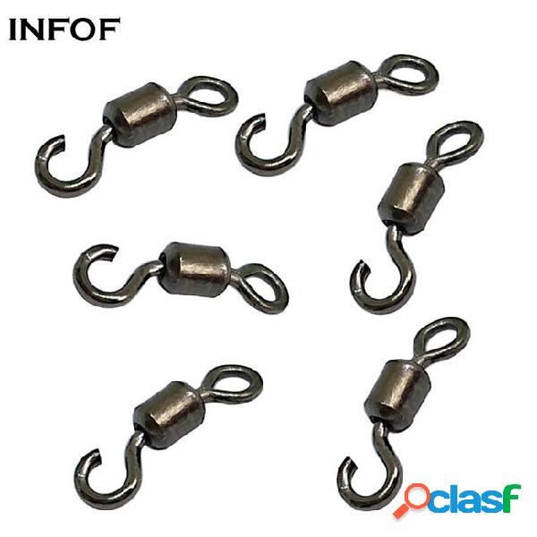 Infof brand 500pcs/lot f2018 fishing swivels japanese