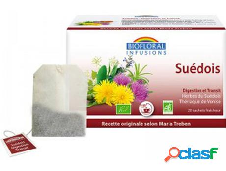 Infusión de Elixir Sueco Orgánico BIOFLORAL (20 Saquetas