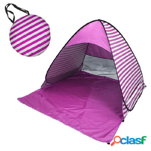 Instant opening foldable ventilation shelter beach