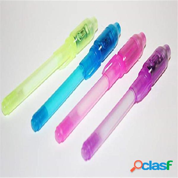 Invisible ink pen and black light 4 pack invisible ink pen