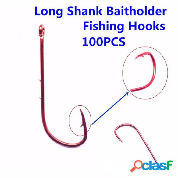 Ishing fish hook 100pcs high carbon steel long shank