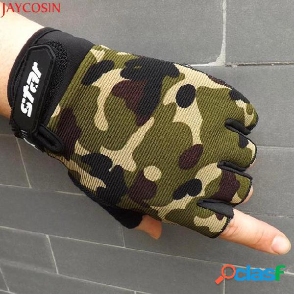 Jaycosin gloves male winter wrist fingerless gloves