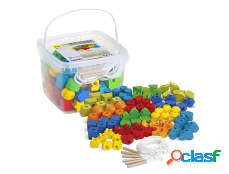 Jogo de Mesa ERZI Learning Game Threading Blocks (1 year)