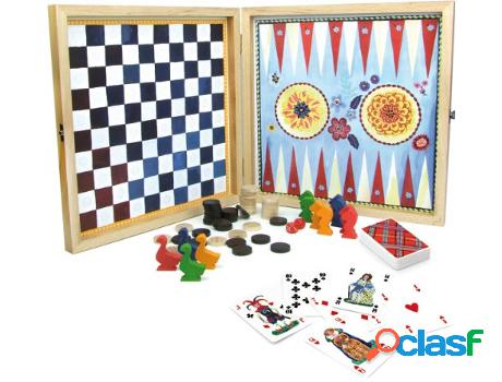 Jogo de Mesa VILAC Set Of Classic Games By Nathalie Lété