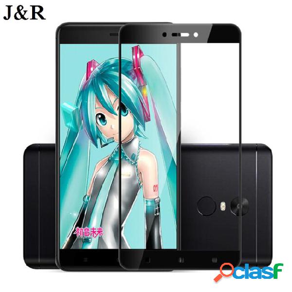 J&r full cover tempered glass for xiaomi redmi 4x redmi4x