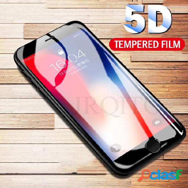 Jrqito 5d curved edge full cover tempered glass for 7 6 8