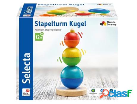 Juego Didáctico SELECTA (Madera - Azul - 6 x 6 x 16 cm)