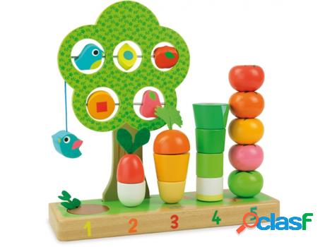 Juego Didáctico VILAC (Madera - Verde - 28,4 x 27,6 x 9,8