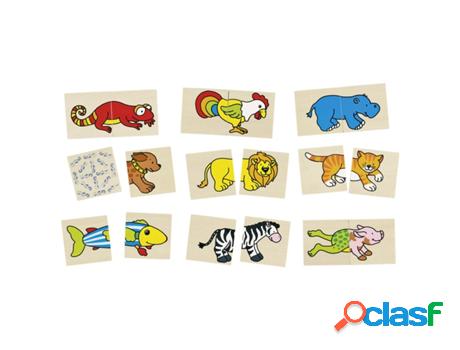 Juego Educativo GOKI (Madera - Beige - 5 x 5 cm)