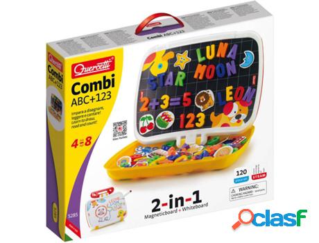 Juego Educativo QUERCETTI Magnetic Pizarra Combi ABC + 123