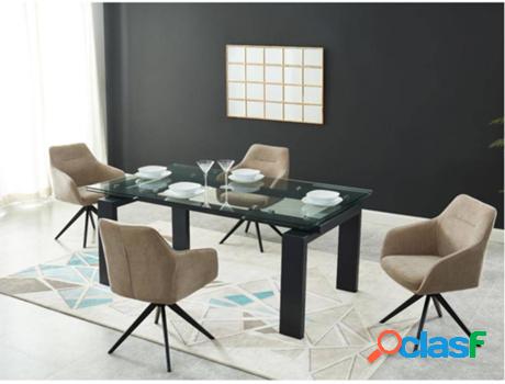 Juego de Comedor VENTE UNIQUE Lubana y Muse (Tejido, Vidrio