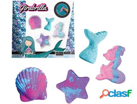 Juguete GIRABRILLA Set Bola De Baño En Forma De Sirena