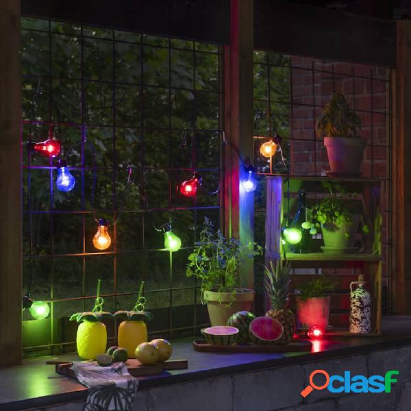 KONSTSMIDE Luces de fiesta con set extensión 10 lámparas