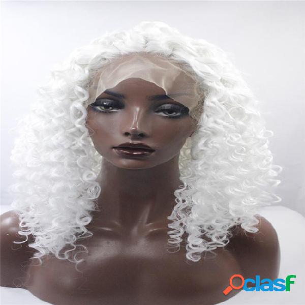 Kabell fashion wigs lave front wig synthetic wig white color