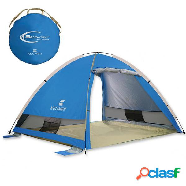 Keumer automatic pop up open beach tent 3-4 people uv