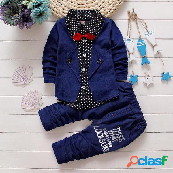 Kids fashion brand clothes baby cotton full sleeve t-shirts